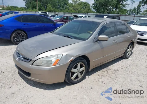 2003 Honda Accord 2.4 Ex from USA, damaged, VIN JHMCM56653C000958